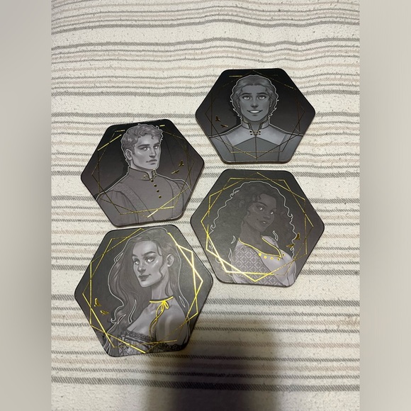 Serpent and Dove Coaster Set - Picture 3 of 4